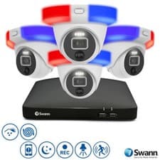 Image of Swann Enforcer 4K CCTV Kit DVR 85680 2TB 4x 4KDER UHD Dome Camera SWDVK-856804DE