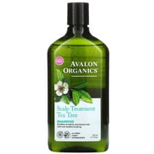 Image of Avalon Organics, Shampoo, Scalp Treatment, Tea Tree, 11 fl oz (325 ml)