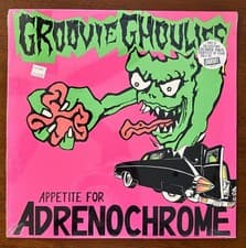Image of Groovie Ghoulies - Appetite For Adrenochrome (1996) 12" Color Vinyl Reissue New!