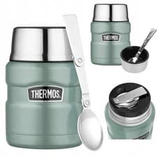 Image of Thermos 170347 Stainless Steel Food Flask, 470ml - Duck Egg