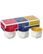 Image of Jonathan Adler Set Of 3 Muse Couleur Votive Candles Multicolor