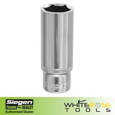 Image of Siegen WallDrive® Socket 17mm Deep 3/8"Sq Drive Sealey Hardened Tempered