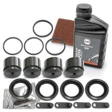 Image of 2x Brake Caliper Repair Kit + Piston Rear 44 MM for BMW 1er 2er VW Tourag