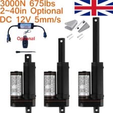 Image of 12V 3000N 660lbs Linear Actuator 2~40inch Electric Linear Motor for Door opener