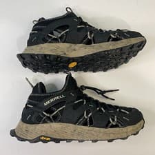 Image of Merrell Moab Flight Sieve Black Trail Hiking Low FloatPro Vibram J035561 9.5