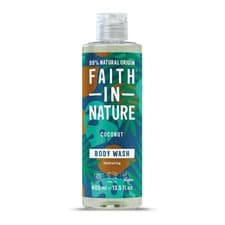 Image of Faith In Nature Coconut Body Wash 400ml Natural Vegan
