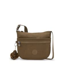 Image of Kipling Small Shoulder Bag ARTO S Crossbody SMOOTH KHAKI SS2026 RRP £73