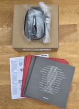 Image of Microsoft Wireless Mobile Mouse 3500 Model 1427 Silver/Black USB Receiver New