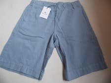 Image of PAUL SMITH MENS SHORTS BROAD STRIPE ZEBRA LOGO LIGHT BLUE SMALL