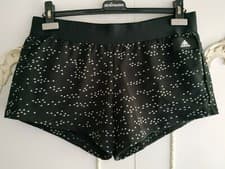 Image of Adidas Women's Win Black Running Training Gym  Shorts  Size Large BNWT 