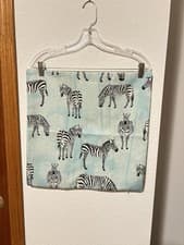 Image of Zebra Print Throw Pillow Cover 17x17 | Safari Jungle Animal Decor
