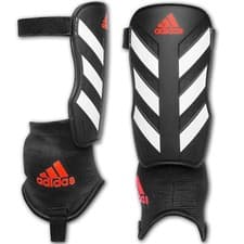 Image of Adidas EverClub Adult Unisex Large Black Full Shin Pad With Ankle Protectors