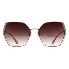 Image of Guess Sunglasses GU7843 28Z Shiny Rose Gold Brown Gradient