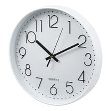 Image of Wall Clock Round Silent Home Kitchen Bedroom Office Indoor Quartz Modern Decor