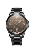 Image of Police Mens Cliff Watch PEWJH2194504 - Brown Dial / Black Bracelet - Bran New