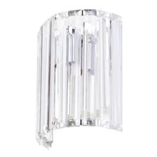 Image of Litecraft Skydda Bathroom IP44 Rated Wall or Ceiling Lights - Polished Chrome   