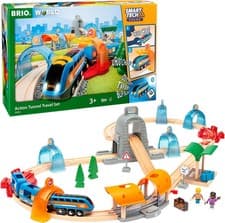Image of Brio 33972 BRIO World Smart Tech Sound - Action Tunnel Travel Set