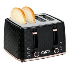 Image of 4 Slice Toaster with 7 Browning Levels, High Lift, Reheat/Defrost/Cancel, Self-c