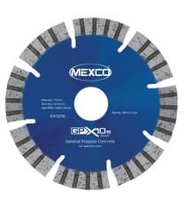 Image of  Mexco GPX15 General Purpose Diamond Blade 115mm /22.23mm bore size