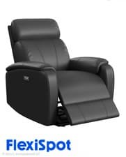 Image of Electric Leather Recliner Chairs (XR5B) BLACK