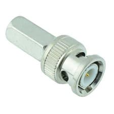 Image of BNC Male Twist On Plug RG59/U Coaxial Adapter Connector CCTV