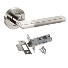 Image of Parus Internal Door Handle Packs - Latch Lock Bathroom Door Handle Packs