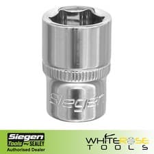 Image of Siegen Socket 13mm 3/8"Sq Drive by Sealey WallDrive® Chrome Vanadium Steel