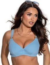 Image of Pour Moi Cali Bikini Top Underwired Womens Stylish Non Padded Swimwear 26401