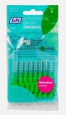 Image of TePe Green 0.8mm Interdental Brush - Pack of 8 Brushes