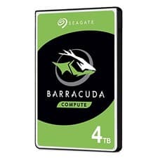 Image of Seagate BarraCuda 4 TB 2.5 Inch Internal Hard Drive 15mm Form Factor 128 MB SATA