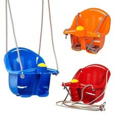 Image of Swing Seat for Baby Children Child Toddler Outdoor Garden Rope Safety Safe Swing