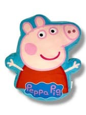 Image of Official Peppa Pig Plush Cushion Pillow – Soft 14' x 12.5' Kids Character Gift