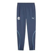 Image of Men's Football Woven Pants Navy 2024-2025 Man City Pre Match Soccer Sport Bottom