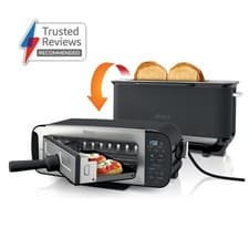 Image of Ninja Foodi 3-in-1 Toaster, Grill & Panini Press [Black] - ST200UK