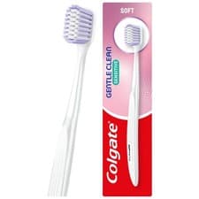 Image of Colgate Gentle Clean Sensitive Toothbrush Soft Toothbrush Wide Head Cleans More