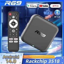 Image of 2026 Android 14.0 TV Box 8GB/16GB/32GB Smart HD Media Player WIFI HDMI UK