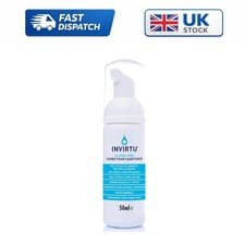 Image of Quick Drying Non-Scented Antibacterial Hand Sanitiser Foam 50ml – Made in the UK