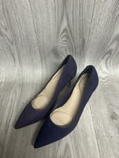 Image of Women’s Dune London Andina Blue Suede Court Heels UK Size 5 Brand New