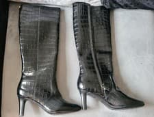Image of Lauren Ralph Lauren Caelynn Tall Knee Boots, Womens Leather, Size 5, EU 38