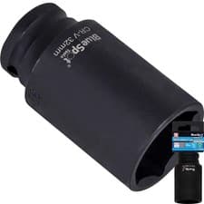 Image of BlueSpot 32mm Deep Socket Impact Hex 6 Point Single CRV Steel 1/2" Drive 