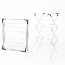 Image of VIROSA 3-Tier Clothes Airer Foldable Indoor Outdoor Drying Rack 63x46x138cm