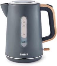 Image of Tower Scandi T10037G Kettle with Rapid Boil and Boil Dry Protection, 1.7L, 3Kw,