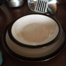 Image of denby dinner set For 6 Person ,17 Pieces Rrp £298