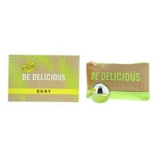 Image of DKNY Be Delicious Eau de Parfum 30ml & Cosmetic Bag Gift Set For Her - NEW.