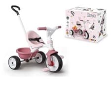 Image of SMOBY BE MOVE PINK CHILDRENS TRICYCLE