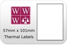 Image of Compatible with Avery Labels - 57 x 101mm, 40 Rolls, 18,000 Labels