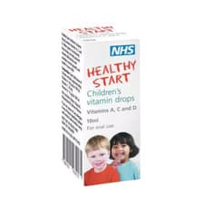 Image of Healthy Start Children's Vitamin Drops 10ml | Vitamin A, C & D For Healthy Kids