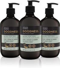 Image of Baylis & Harding Goodness Oud, Cedar & Amber Natural Hand Wash, 500 ml (Pack of