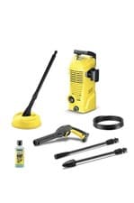 Image of Kärcher K 2 Compact Home Pressure Washer 110 Bar Patio Cleaner Bundle