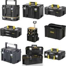 Image of Stanley FATMAX Tool Box SET Pro-Stack Toolbox Rolling W/ Organiser Storage Boxes